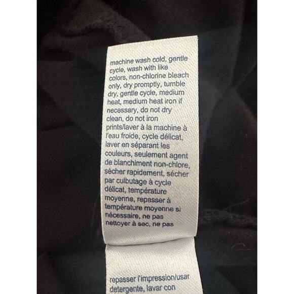 Tommy Hilfiger Black Essential Logo T-Shirt Women’s Small Stretch Cotton Blend - Picture 6 of 6